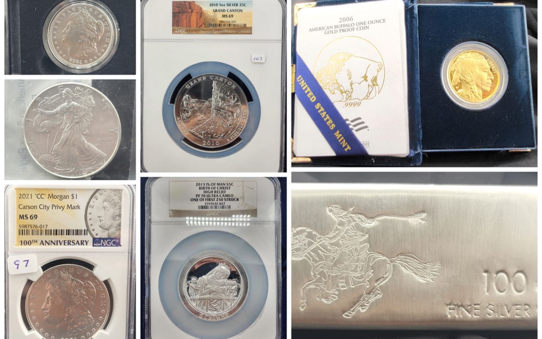 July 20 Gold and Silver Online Only Coin and Currency Auction – One Single Collection!!