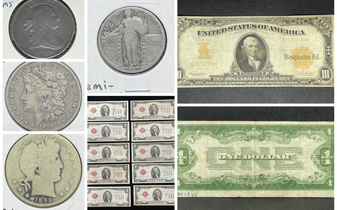 Dec. 29 Consignment Coins and Currency – Online Only Auction