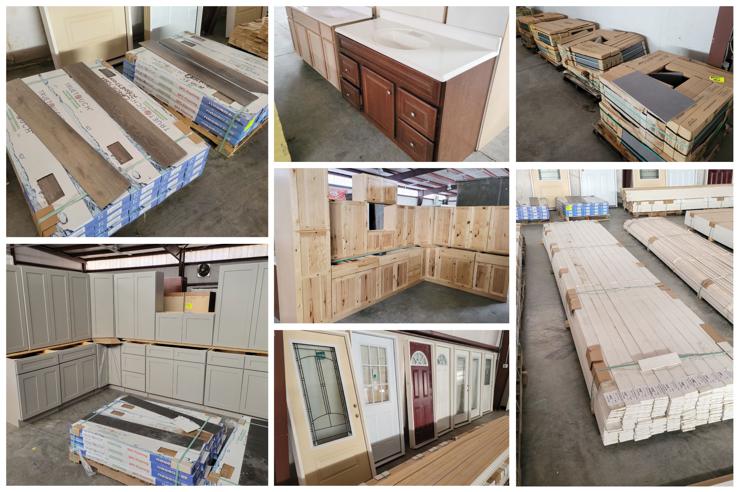 February Building Supplies: Kitchen Cabinets, Flooring, Tile & More