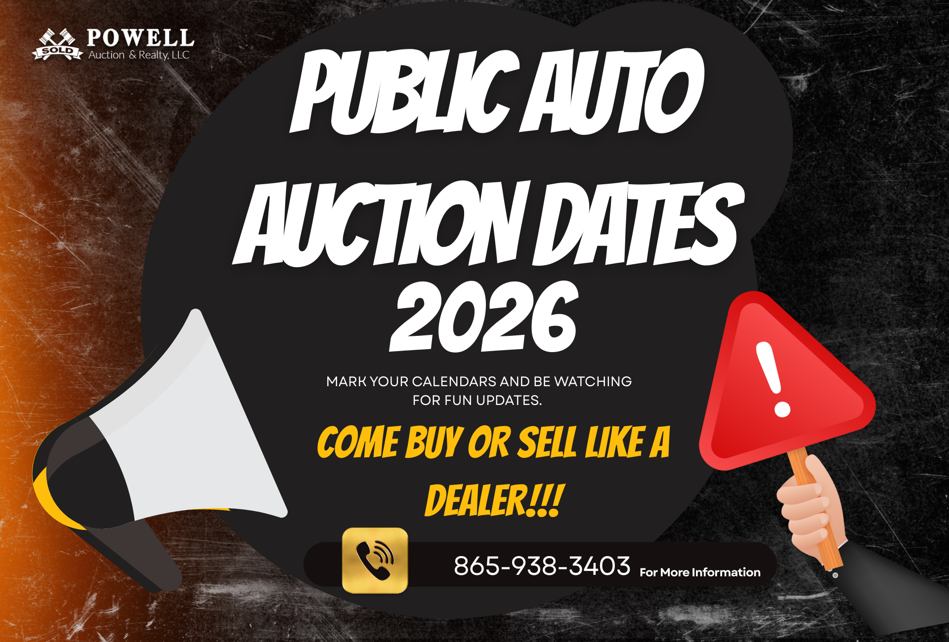 This image is by Powell Auction & Realty.