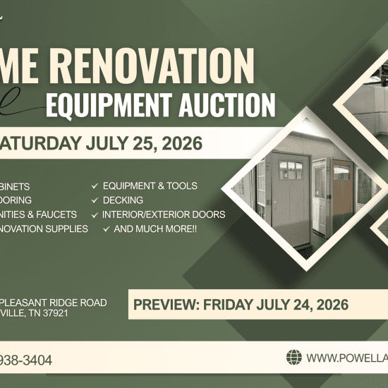 This image is by Powell Auction & Realty.